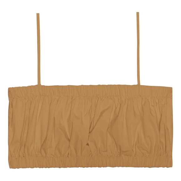 Mikoh Women’s Crop Top Cosetta in Olive Brown Size 1 Resortwear Minimalist Top - Picture 1 of 10